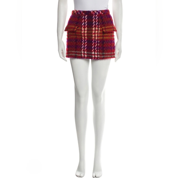 Ronny Kobo Quinn Bouclé Mini Skirt (Small) - Picture 4 of 8